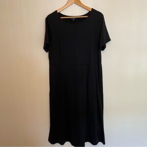Travel Smith Women’s‎ Black A-Line Midi Dress Size L